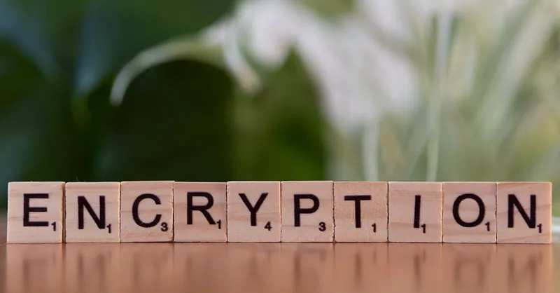Close-up of wooden blocks spelling
